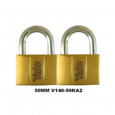 Yale 50mm Brass Padlock 2PCS 3PCS 4PCS 5PCS V140-50KA2/3/4/5